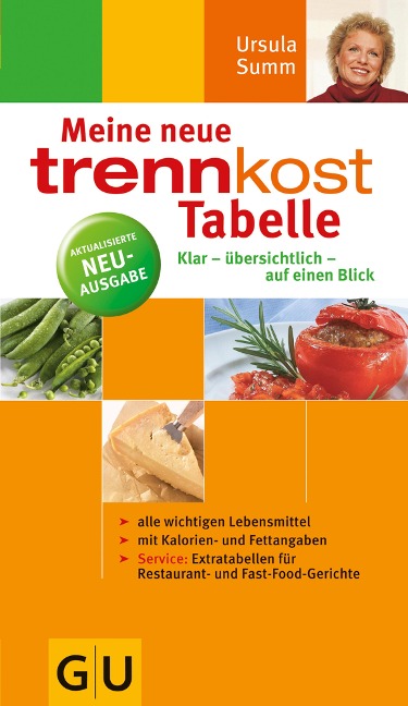 Meine neue Trennkost-Tabelle - Ursula Summ