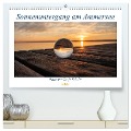 Sonnenuntergang am Ammersee (hochwertiger Premium Wandkalender 2025 DIN A2 quer), Kunstdruck in Hochglanz - Tanja Schultz