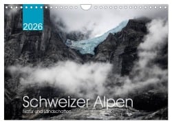 Cover-Bild zum Titel 'Schweizer Alpen. Natur und Landschaften (Wandkalender 2026 DIN A4 quer), CALVENDO Monatskalender' von 'Lucyna Koch'
