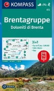 KOMPASS Wanderkarte 073 Brentagruppe / Dolomiti di Brenta 1:25.000 - 