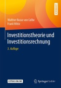 Cover-Bild zum Titel 'Investitionstheorie und Investitionsrechnung' von 'Frank Witte, Walther Busse Von Colbe'