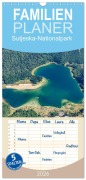 Familienplaner 2026 - Sutjeska-Nationalpark mit 5 Spalten (Wandkalender, 21 x 45 cm) CALVENDO - Miriam Schwarzfischer