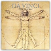 Cover-Bild zum Titel 'Leonardo da Vinci 2026 - 16-Monatskalender' von 'Gifted Stationery Co. Ltd'