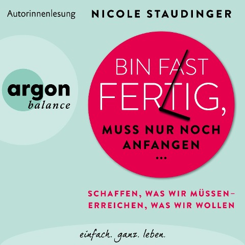 Bin fast fertig, muss nur noch anfangen - Nicole Staudinger