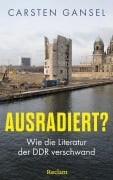 Cover-Bild zum Titel 'Ausradiert?' von 'Carsten Gansel'