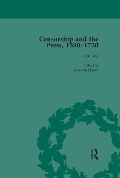 Cover-Bild zum Titel 'Censorship and the Press, 1580-1720, Volume 2' von 'Geoff Kemp, Cyndia Susan, James Raven, Jason Mcelligott'