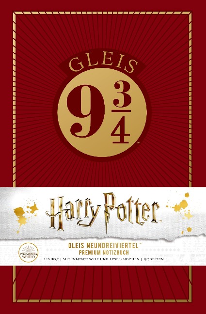 Harry Potter: Gleis 9 3/4 Premium-Notizbuch - 