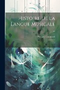 Cover-Bild zum Titel 'Histoire de la langue musicale ..: 1' von 'Maurice Emmanuel'