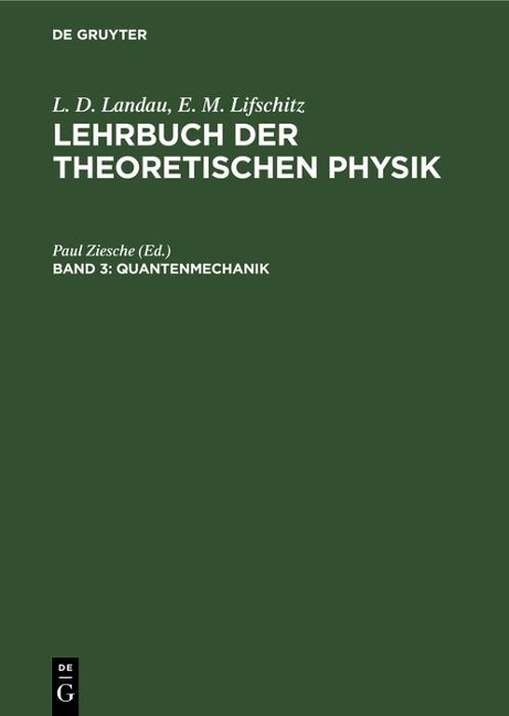 Quantenmechanik - 