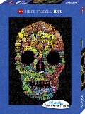 Doodle Skull Puzzle 1000 Teile - Jon Burgerman