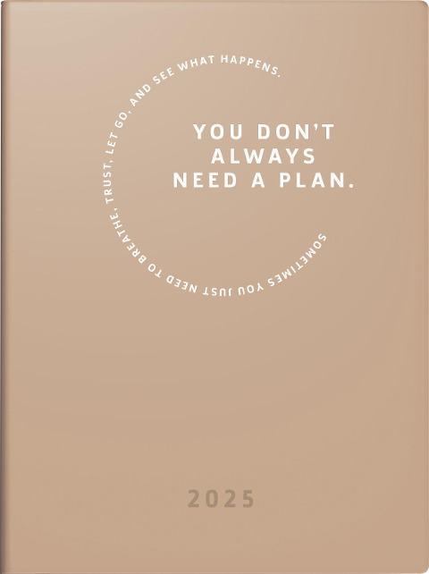 rido/idé 7013607035 Taschenkalender Young Line Mini (2025) "Motivation"| 2 Seiten = 1 Woche| A6| 160 Seiten| Grafik-Einband| sahara - 