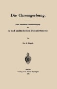 Cover-Bild zum Titel 'Die Chromgerbung' von 'S. Hegel'