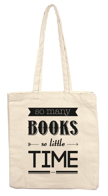 Stofftasche So many books so little Time - 