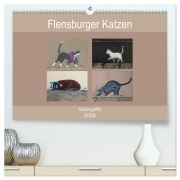 Cover-Bild zum Titel 'Flensburger Katzen (hochwertiger Premium Wandkalender 2026 DIN A2 quer), Kunstdruck in Hochglanz' von 'Martina Busch'