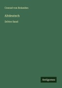 Cover-Bild zum Titel 'Altdeutsch' von 'Conrad Von Bolanden'