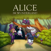 Cover-Bild zum Titel 'Alice im Wunderland' von 'Lewis Carroll, Hörbücher für Kinder'