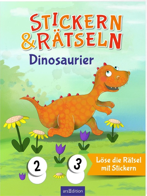 Stickern & Rätseln - Dinosaurier - 