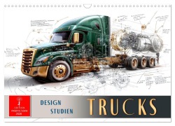Trucks - Design Studien (Wandkalender 2026 DIN A3 quer), CALVENDO Monatskalender - Peter Roder