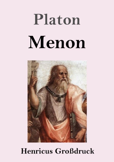 Menon (Großdruck) - Platon