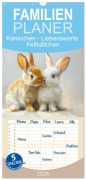 Cover-Bild zum Titel 'Familienplaner 2026 - Kaninchen - Liebenswerte Fellbällchen mit 5 Spalten (Wandkalender, 21 x 45 cm) CALVENDO' von 'Liselotte Brunner-Klaus'