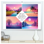 Cover-Bild zum Titel 'Der Lauf des Jahres dargestellt mit Naiver Kunst (hochwertiger Premium Wandkalender 2026 DIN A2 quer), Kunstdruck in Hochglanz' von 'Werner Braun'