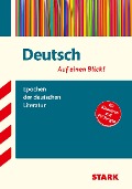 Cover-Bild zum Titel 'Deutsch - auf einen Blick!  Epochen der deutschen Literatur' von 'Markus Hille'