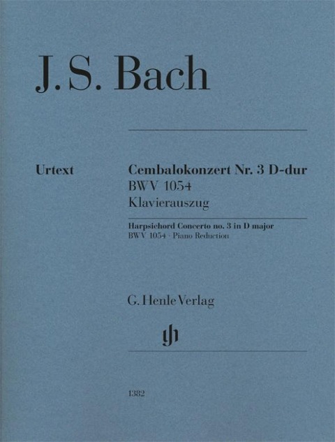 Johann Sebastian Bach - Cembalokonzert Nr. 3 D-dur BWV 1054 - Johann Sebastian Bach