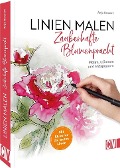 Cover-Bild zum Titel 'Linien malen - Zauberhafte Blumenpracht' von 'Anja Gensert'
