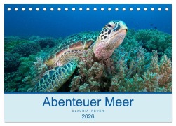 Cover-Bild zum Titel 'Abenteuer Unterwasser (Tischkalender 2026 DIN A5 quer), CALVENDO Monatskalender' von 'Claudia Peyer'