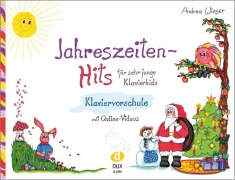 Cover-Bild zum Titel 'Jahreszeiten-Hits für sehr junge Klavierkids' von 'Andrea Wieser'