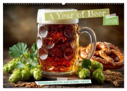 Cover-Bild zum Titel 'A Year of Beer - Bavarian Brews and Scenic Views (Wall Calendar 2026 DIN A2 landscape), CALVENDO 12 Month Wall Calendar' von 'Mb Fotografie'