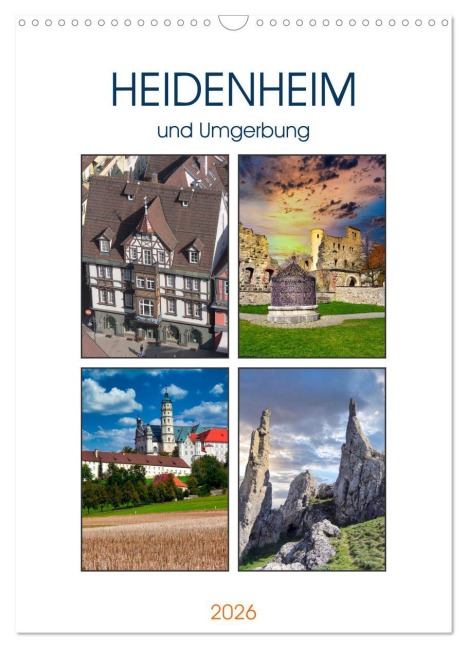 Heidenheim und Umgebung (Wandkalender 2026 DIN A3 hoch), CALVENDO Monatskalender - Klaus-Peter Huschka