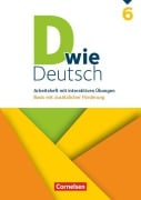 Cover-Bild zum Titel 'D wie Deutsch 6. Schuljahr - Arbeitsheft mit interaktiven Übungen auf scook.de' von 'Ulrich Deters, Mona Miethke-Frahm, Michaela Krauß, Sandra Heidmann-Weiß, Ricarda Lohrsträter'