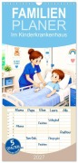 Cover-Bild zum Titel 'Familienplaner 2027 - Im Kinderkrankenhaus mit 5 Spalten (Wandkalender, 21 x 45 cm) CALVENDO' von 'Steffani Lehmann'