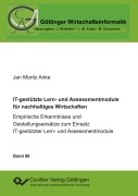 Cover-Bild zum Titel 'IT-gestützte Lern- und Assessmentmodule für nachhaltiges Wirtschaften' von 'Jan Moritz Anke'