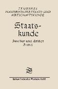 Cover-Bild zum Titel 'Staatskunde' von 'G. Bäumer, Karl Bräuer'