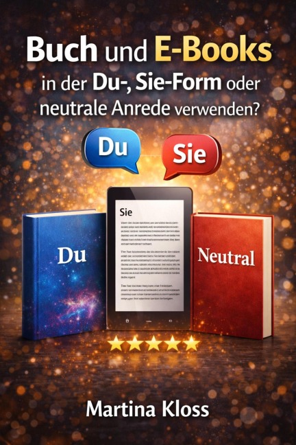 Buch und E-Books in der Du-, Sie-Form oder neutrale Anrede verwenden - Martina Kloss