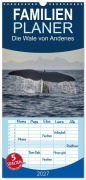 Cover-Bild zum Titel 'Familienplaner 2027 - Die Wale von Andenes mit 5 Spalten (Wandkalender, 21 x 45 cm) CALVENDO' von 'Stefan Leimer'