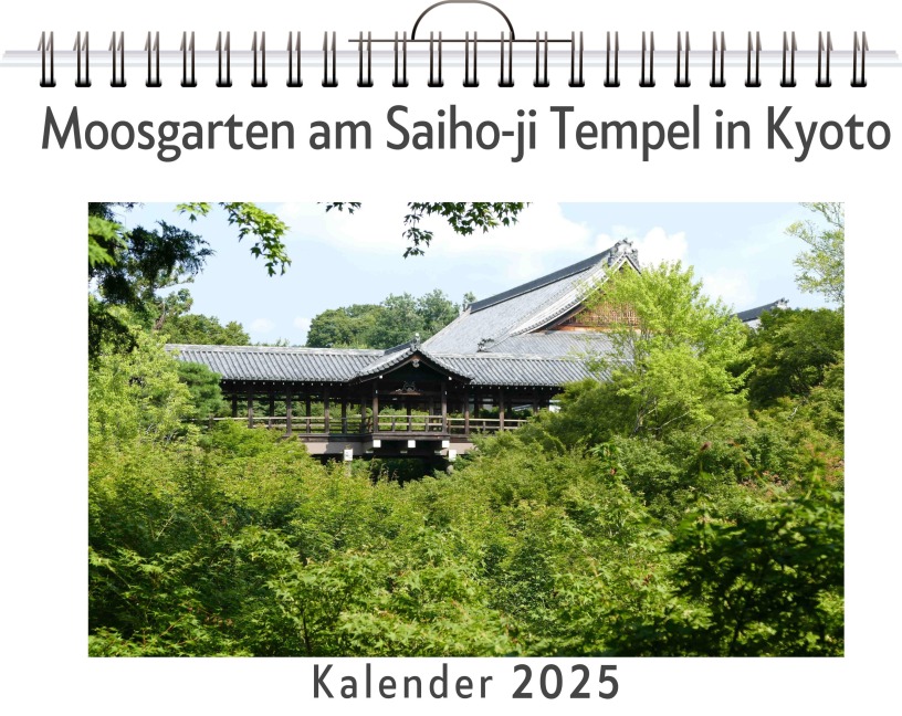 Moosgarten am Saiho-ji Tempel in Kyoto - David König