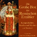 Cover-Bild zum Titel 'Die große Hörbuch Box der russischen Erzähler' von 'Alexander Puschkin, Leo Tolstoi'