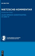Cover-Bild zum Titel 'Kommentar zu Nietzsches "Also sprach Zarathustra" III und IV' von 'Katharina Grätz'