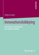 Cover-Bild zum Titel 'Innovationslobbying' von 'Regina Langer'