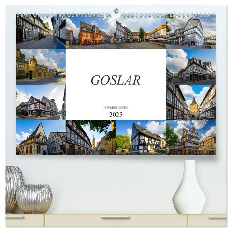 Goslar Impressionen (hochwertiger Premium Wandkalender 2025 DIN A2 quer), Kunstdruck in Hochglanz - Dirk Meutzner