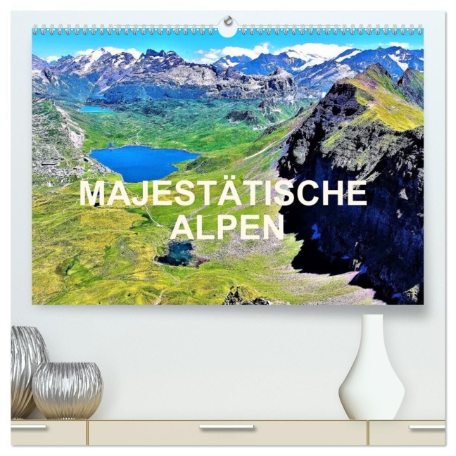 Majestätische Alpen (hochwertiger Premium Wandkalender 2026 DIN A2 quer), Kunstdruck in Hochglanz - Hubert Krummenacher