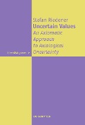 Cover-Bild zum Titel 'Uncertain Values' von 'Stefan Riedener'