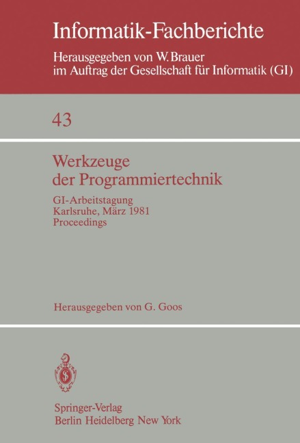 Werkzeuge der Programmiertechnik - 