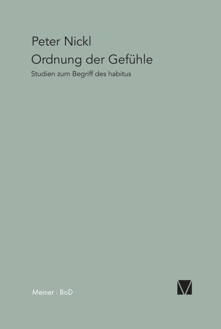 Ordnung der Gefühle - Peter Nickl