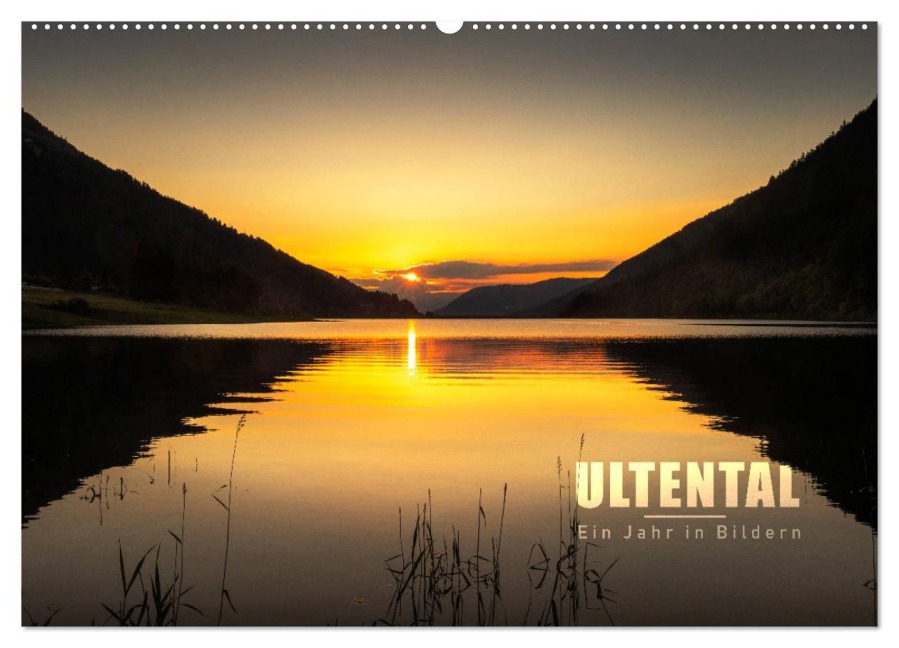 Ultental - Ein Jahr in Bildern (Wandkalender 2026 DIN A2 quer), CALVENDO Monatskalender - Gert Pöder