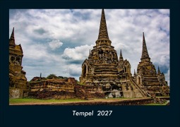 Cover-Bild zum Titel 'Tempel  2027 Fotokalender DIN A4' von 'Tobias Schmitt, Kevin Heber'