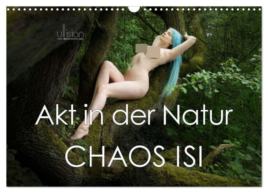 Akt in der Natur - Chaos Isi (Wandkalender 2026 DIN A3 quer), CALVENDO Monatskalender - Ulrich Allgaier